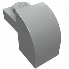 Слоуп закруглений 1x2x1 1/3 - Light Gray