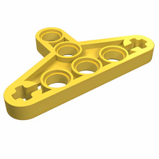 Ліфтарм тонкий - 3x5 трикутник old - Yellow
