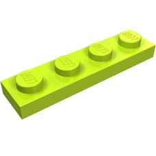 Плейт 1x4 - Lime