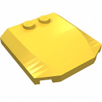 Слоуп закруглений 4x4x2/3, скошений - Yellow