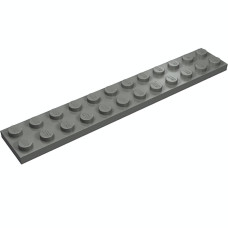 Плейт 2x12 - Dark Bluish Gray