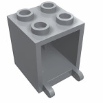 Бокс 2x2x2 - Light Bluish Gray