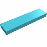Тайл 1x4, прямокутник - Medium Azure
