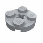 Плейт круглий 2x2 - Light Bluish Gray