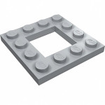 Плейт 4x4, рамка - Light Bluish Gray