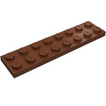 Плейт 2x8 - Reddish Brown