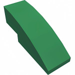 Слоуп закруглений 3x1 - Green