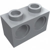 Технік брік 1x2 (під 2 піни) - Light Bluish Gray