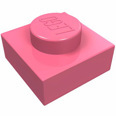 Плейт 1x1 - Coral