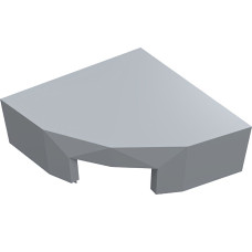 Тайл 1x1, четвертина - Light Bluish Gray