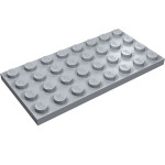 Плейт 4x8 - Light Bluish Gray