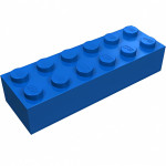 Брік 2x6 - Blue