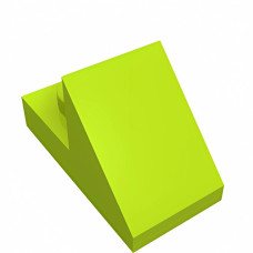 Слоуп 2x1 (виріз 2/3 зверху) - Lime