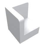 Панель кутова 1x1x1 - White