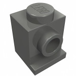Брік модифік. 1x1, з фарою - Dark Bluish Gray