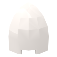 Слоуп закруглений 1x1x1 1/3 - White