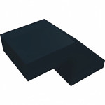 Слоуп 2x1 (виріз 2/3 знизу) - Black