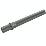 Вісь на 5.5 зі стопером - Dark Bluish Gray