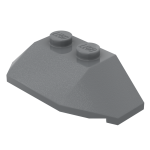 Слоуп 2x4, з зарізаними кутами - Dark Bluish Gray