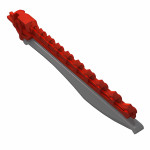 Меч 11.5L Hero Factory - Red