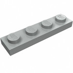 Плейт 1x4 - Light Gray