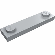 Плейт 1x4, з 2 стадами - Light Bluish Gray