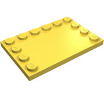Плейт 4x6, стади з 3 сторін - Yellow