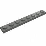 Плейт 1x8 - Dark Bluish Gray