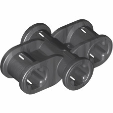 Конектор під вісь 2x3 - Pearl Dark Gray