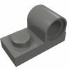 Плейт 1x2, під пін зверху - Dark Bluish Gray