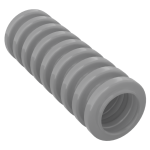 Гофрована труба 3L - 2.4 см - Flat Silver