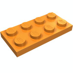 Плейт 2x4 - Orange