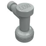 Кран 1x1 (з отвором) - Light Gray