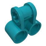 Конектор 2L під 2 піни + вісь - Dark Turquoise
