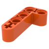 Ліфтарм г-подібний 2x4 - Reddish Orange
