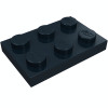 Плейт 2x3 - Black