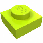 Плейт 1x1 - Lime