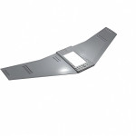 Крила літака 20x56 - Light Bluish Gray
