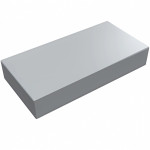 Тайл 1x2, прямокутник - Light Bluish Gray