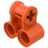 Конектор 2L під 2 піни + вісь - Reddish Orange