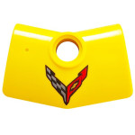 Панель 2x3x1 (3), лого Corvette - Yellow
