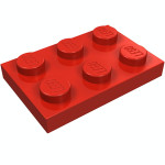 Плейт 2x3 - Red