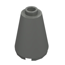 Конус 2x2 - Dark Bluish Gray