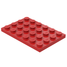Плейт 4x6 - Red