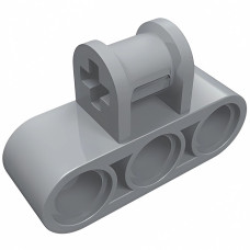 Конектор 3L під 3 піни + вісь - Light Bluish Gray