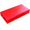 Тайл 1x2, прямокутник - Trans-Red
