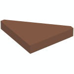 Тайл 2x2, трикутник - Reddish Brown