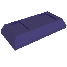 Тайл 1x2 (злиток) - Dark Purple