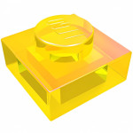 Плейт 1x1 - Trans-Yellow