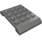 Слоуп закруглений 4x6x2/3 (середина) - Dark Bluish Gray